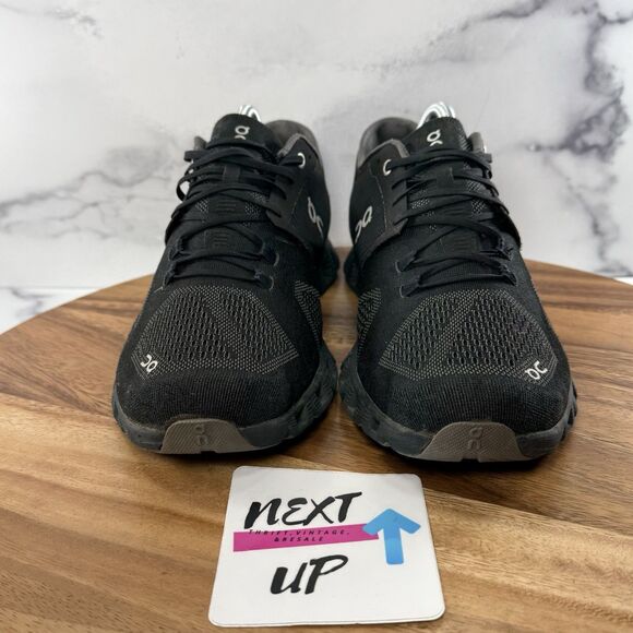 Women’s sz 9.5-On Cloud X 3 Triple Black Running Sneaker-Has Replacement Insoles - Picture 2 of 9